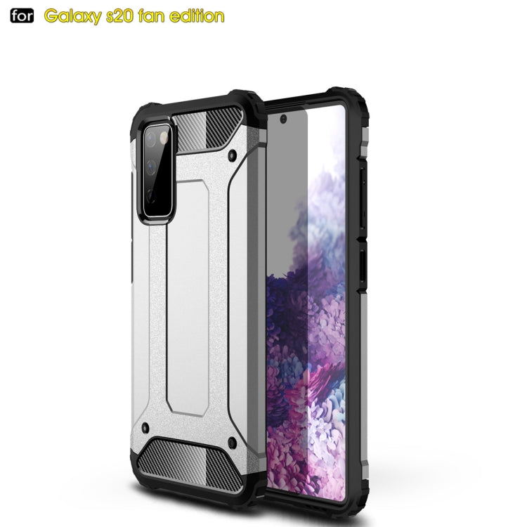For Samsung Galaxy S20 FE 5G Magic Armor TPU + PC Combination Case(Silver)