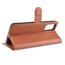 For Samsung Galaxy S20 FE 4G / 5G Litchi Texture Horizontal Flip Protective Case with Holder & Card Slots & Wallet(Brown)