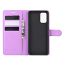 For Samsung Galaxy S20 FE 4G / 5G Litchi Texture Horizontal Flip Protective Case with Holder & Card Slots & Wallet(Purple)