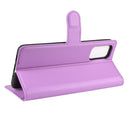 For Samsung Galaxy S20 FE 4G / 5G Litchi Texture Horizontal Flip Protective Case with Holder & Card Slots & Wallet(Purple)