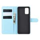 For Samsung Galaxy S20 FE 4G / 5G Litchi Texture Horizontal Flip Protective Case with Holder & Card Slots & Wallet(Blue)
