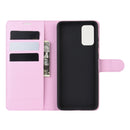 For Samsung Galaxy S20 FE 4G / 5G Litchi Texture Horizontal Flip Protective Case with Holder & Card Slots & Wallet(Pink)