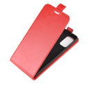 For Samsung Galaxy S20 FE (4G/5G) / S20 Lite R64 Texture Single Vertical Flip Leather Protective Case with Card Slots & Photo Frame(Red)