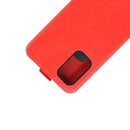 For Samsung Galaxy S20 FE (4G/5G) / S20 Lite R64 Texture Single Vertical Flip Leather Protective Case with Card Slots & Photo Frame(Red)