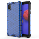 For Samsung Galaxy A01 Core Shockproof Honeycomb PC + TPU Case(Blue)