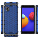 For Samsung Galaxy A01 Core Shockproof Honeycomb PC + TPU Case(Blue)