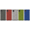 For Samsung Galaxy A01 Core Shockproof Honeycomb PC + TPU Case(Blue)