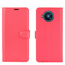 For Nokia 8.3 5G Litchi Texture Horizontal Flip Protective Case with Holder & Card Slots & Wallet(Red)