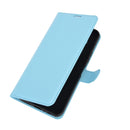 For Nokia 8.3 5G Litchi Texture Horizontal Flip Protective Case with Holder & Card Slots & Wallet(Blue)