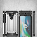 For Motorola Moto G9 Play Magic Armor TPU + PC Combination Case(Gold)