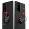 For Samsung Galaxy S20 FE Metal Ring Holder 360 Degree Rotating TPU Case(Black+Black)