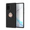 For Samsung Galaxy S20 FE Metal Ring Holder 360 Degree Rotating TPU Case(Black+Rose Gold)
