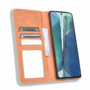 For Samsung Galaxy S20 FE 4G / 5G Magnetic Buckle Retro Crazy Horse Texture Horizontal Flip Leather Case with Holder & Card Slots & Photo Frame(Brown)