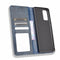 For Samsung Galaxy S20 FE 4G / 5G Magnetic Buckle Retro Crazy Horse Texture Horizontal Flip Leather Case with Holder & Card Slots & Photo Frame(Blue)