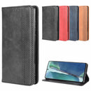 For Samsung Galaxy S20 FE 4G / 5G Magnetic Buckle Retro Crazy Horse Texture Horizontal Flip Leather Case with Holder & Card Slots & Photo Frame(Red)