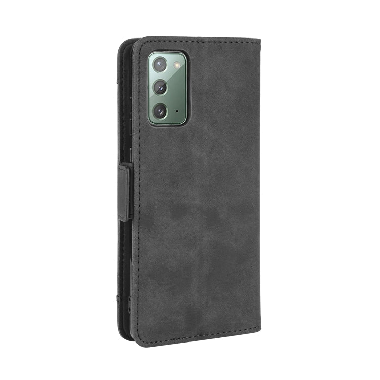For Samsung Galaxy S20 FE 4G / 5G Wallet Style Skin Feel Calf Pattern Leather Case with Separate Card Slot(Black)