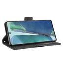 For Samsung Galaxy S20 FE 4G / 5G Wallet Style Skin Feel Calf Pattern Leather Case with Separate Card Slot(Black)