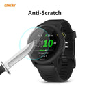 2 PCS For Garmin Forerunner 745 ENKAY Hat-Prince 0.2mm 9H 2.15D Curved Edge Tempered Glass Film