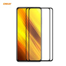 For Xiaomi Poco X3 / X3 NFC 2 PCS ENKAY Hat-Prince Full Glue 0.26mm 9H 2.5D Tempered Glass Full Coverage Film