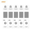 For Samsung Galaxy M51 5 PCS ENKAY Hat-Prince Full Glue 0.26mm 9H 2.5D Tempered Glass Full Coverage Film