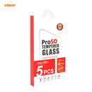For Samsung Galaxy M51 5 PCS ENKAY Hat-Prince Full Glue 0.26mm 9H 2.5D Tempered Glass Full Coverage Film