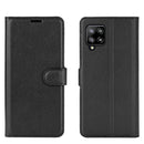 For Samsung Galaxy A42 5G Litchi Texture Horizontal Flip Protective Case with Holder & Card Slots & Wallet(Black)