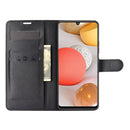 For Samsung Galaxy A42 5G Litchi Texture Horizontal Flip Protective Case with Holder & Card Slots & Wallet(Black)