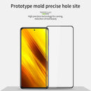 For Xiaomi POCO X3 / X3 NFC PINWUYO 9H 3D Curved Full Screen Explosion-proof Tempered Glass Film(Black)