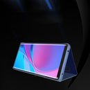 For Huawei Y9a 2020/Enjoy 20 Plus Plated Mirror Horizontal Flip Leather Case with Holder(Black)