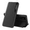 For Galaxy Note 20 Ultra Side Display Magnetic Shockproof Horizontal Flip Leather Case with Holder(Black)
