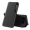 For Samsung Galaxy Note 8 Side Display Magnetic Shockproof Horizontal Flip Leather Case with Holder(Black)
