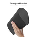 ENKAY 3 in 1 Matte Laptop Case with TPU Keyboard Film / Anti-dust Plugs for MacBook Air 13.6 2022 A2681 EU Version(Black)