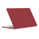 For MacBook Air 13.6 2022 A2681 ENKAY Matte Laptop Protective Case (Wine Red)