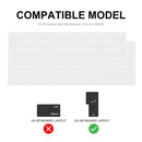 For MacBook Air 13.6 2022 A2681 EU Version ENKAY 3 in 1 Crystal Laptop Case with TPU Keyboard Film / Anti-dust Plugs(Black)