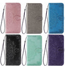 For Xiaomi Poco X3 NFC Mandala Flower Embossed Horizontal Flip Leather Case with Bracket / Card Slot / Wallet / Lanyard(Green)