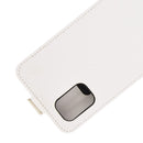 For Samsung Galaxy M51 (Side Fingerprint) R64 Texture Single Vertical Flip Leather Protective Case with Card Slots & Photo Frame(White)