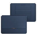 4 in 1 Universal Laptop Holder PU Waterproof Protection Wrist Laptop Bag, Size:13/14inch(Dark blue)