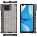 For OPPO A93 4G Shockproof Honeycomb PC + TPU Case(White)