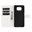 For Xiaomi Poco X3/X3 NFC Litchi Texture Horizontal Flip Protective Case with Holder & Card Slots & Wallet(White)