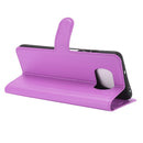 For Xiaomi Poco X3/X3 NFC Litchi Texture Horizontal Flip Protective Case with Holder & Card Slots & Wallet(Purple)