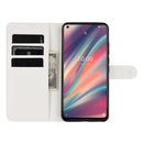 For WIKO View 5 Litchi Texture Horizontal Flip Protective Case with Holder & Card Slots & Wallet(White)