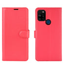 For WIKO View 5 Litchi Texture Horizontal Flip Protective Case with Holder & Card Slots & Wallet(Red)