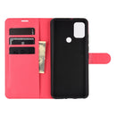 For WIKO View 5 Litchi Texture Horizontal Flip Protective Case with Holder & Card Slots & Wallet(Red)