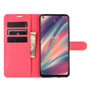 For WIKO View 5 Litchi Texture Horizontal Flip Protective Case with Holder & Card Slots & Wallet(Red)