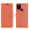 For WIKO View 5 Litchi Texture Horizontal Flip Protective Case with Holder & Card Slots & Wallet(Brown)