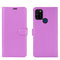 For WIKO View 5 Litchi Texture Horizontal Flip Protective Case with Holder & Card Slots & Wallet(Purple)