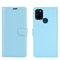For WIKO View 5 Litchi Texture Horizontal Flip Protective Case with Holder & Card Slots & Wallet(Blue)