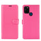 For WIKO View 5 Litchi Texture Horizontal Flip Protective Case with Holder & Card Slots & Wallet(Rose red)