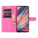 For WIKO View 5 Litchi Texture Horizontal Flip Protective Case with Holder & Card Slots & Wallet(Rose red)