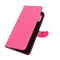 For WIKO View 5 Litchi Texture Horizontal Flip Protective Case with Holder & Card Slots & Wallet(Rose red)